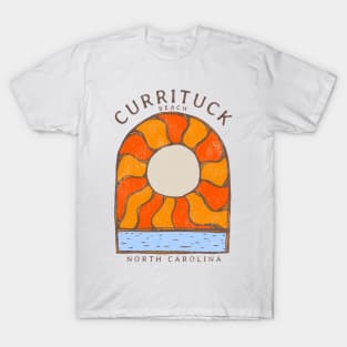 Currituck Beach, NC Summertime Vacationing Burning Sun T-Shirt